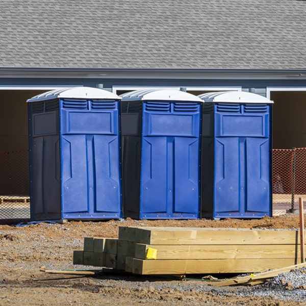 what is the expected delivery and pickup timeframe for the portable toilets in Mcleod North Dakota